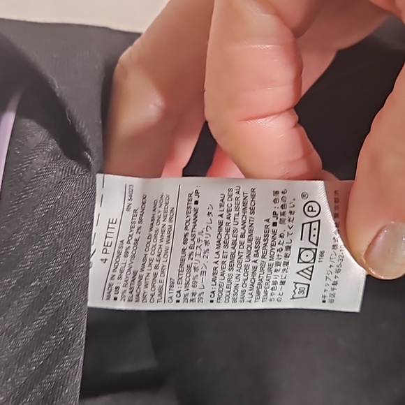 Banana Republic Sz 4P "Ryan" Pants Black - Picture 4 of 6